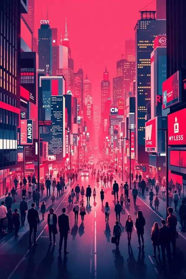 都市繁华 海报封面